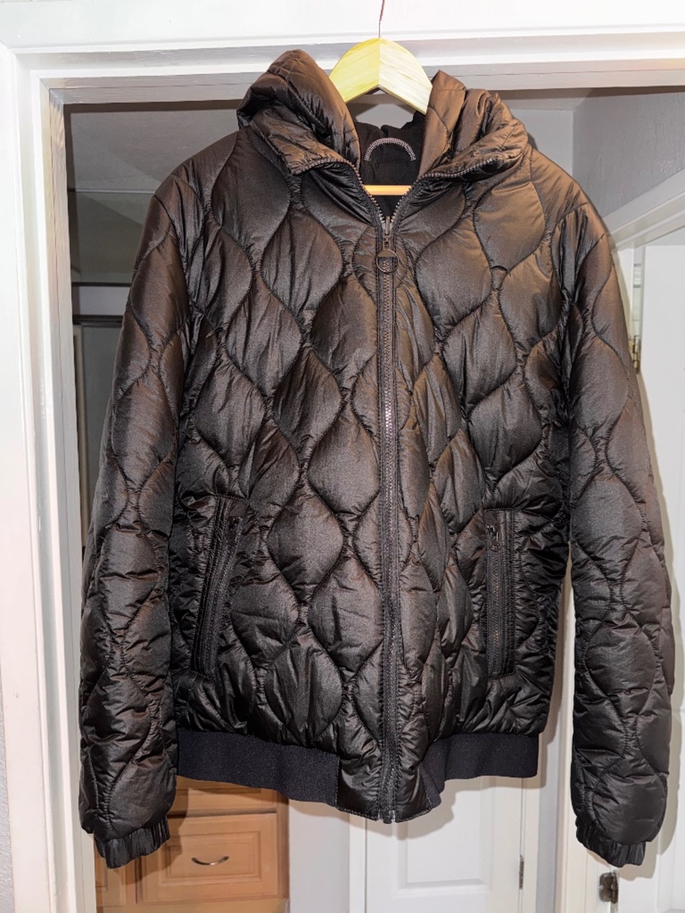 Bugatchi Onion-Quilted Reversible Hooded Jacket